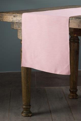 Shantung Light Pink table runner